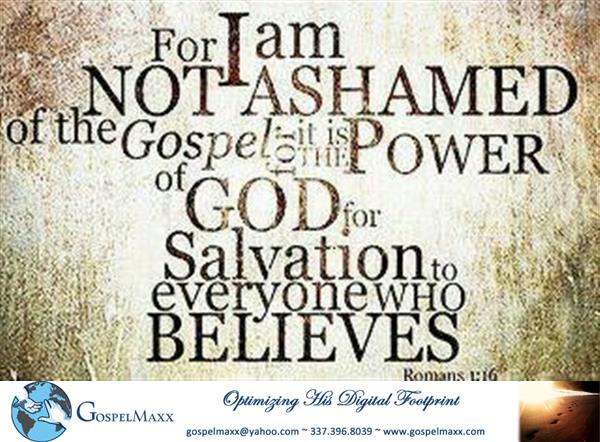 Review image from I Am Not Ashamed Romans1:16