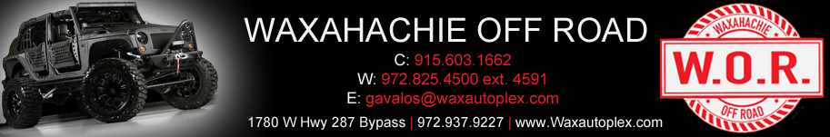 Waxahachie Off Road Logo