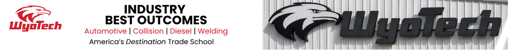 WyoTech Recruiting Industry Best Outcomes Logo