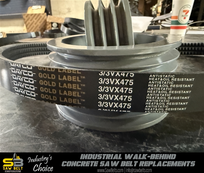 Review image from 3/3VX475 replacement v-belts